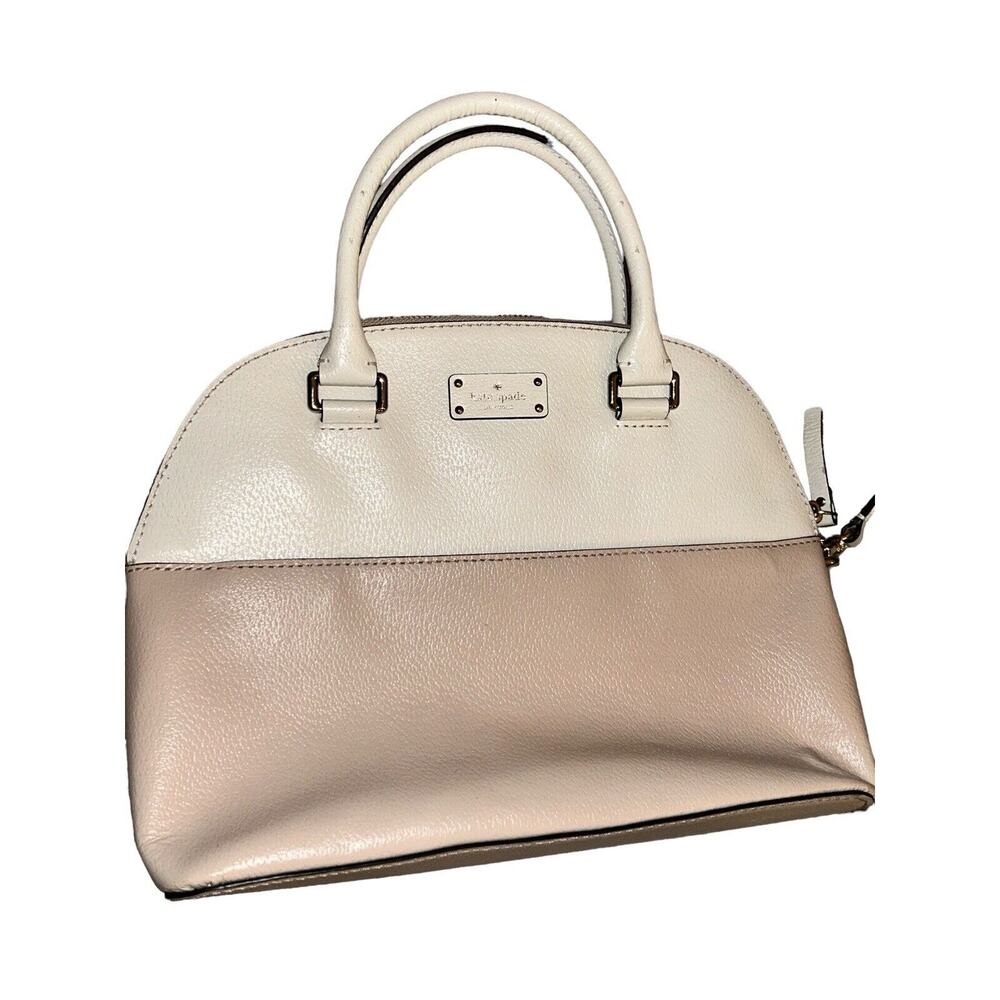 Kate Spade Medium Light‎ Pink and Cream Handbag Purse